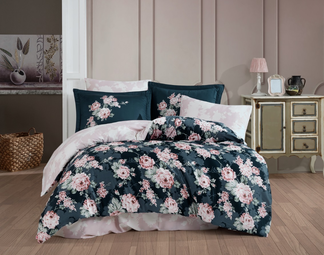 Adriana-Siyah.jpg Lenjerie Pat 2 Persoane Hobby Adriana - Black - imagine 1