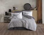 Lenjerie Pat 2 persoane Hobby Arianna - Gri