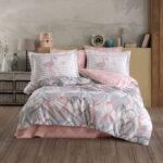 Lenjerie Pat 2 persoane Hobby Diana - Gri