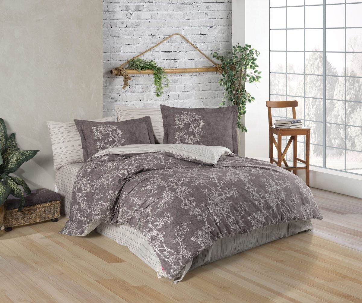 Lenjerie Pat 2 persoane Hobby Dream - Kahve - imagine 2