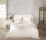 Lenjerie Pat 2 Persoane Hobby BRODERIE EMILLA - KREM
