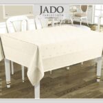 Fata de masa POLICOTON -Crem 160x180