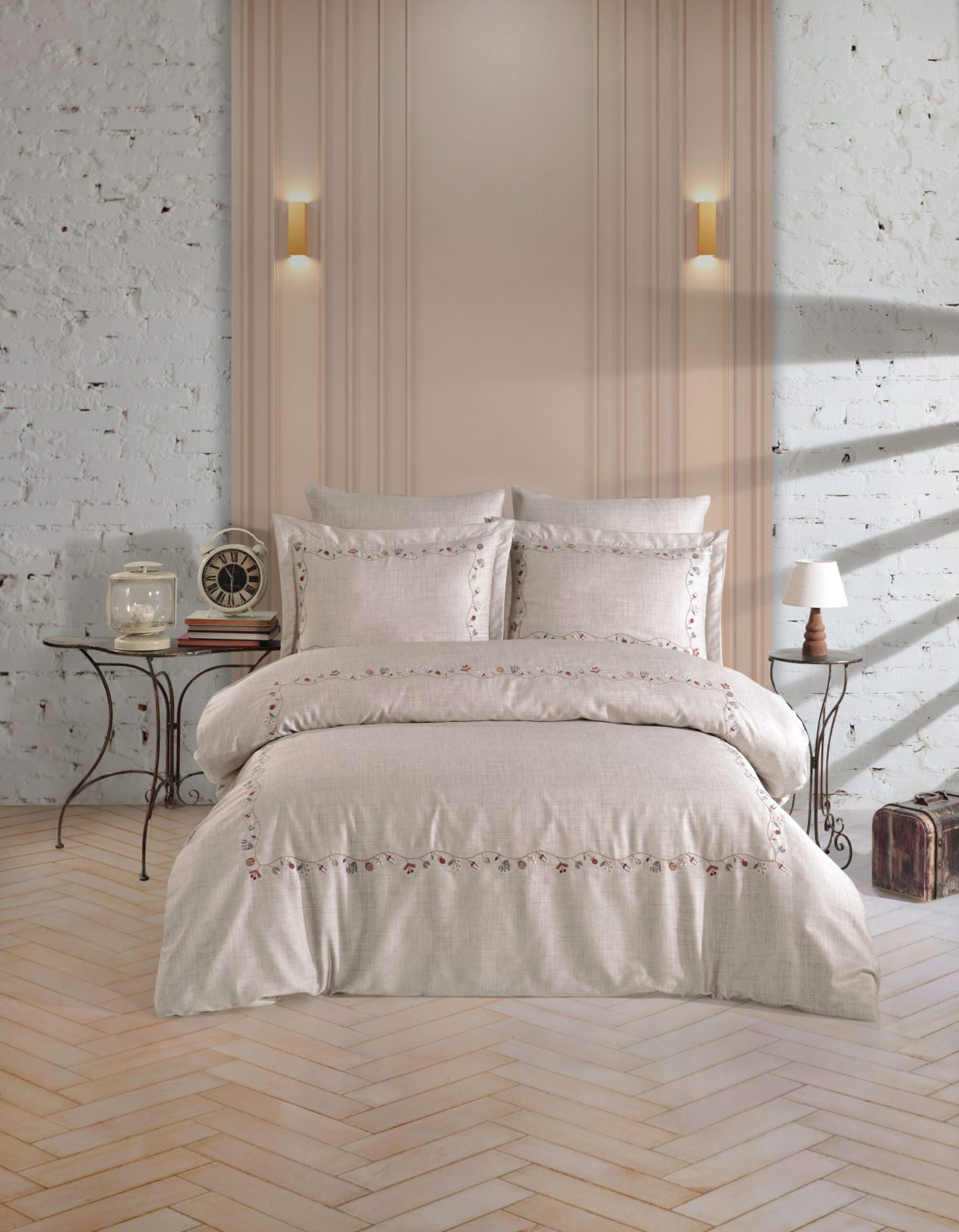 Lenjerie pat 2 persoane DANTELA Galena - imagine 2