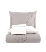 Lenjerie pat 2 persoane DANTELA - Lia - Bej - imagine 3