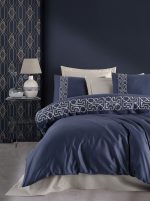 Lenjerie pat 2 persoane DANTELA - Luna - imagine 4