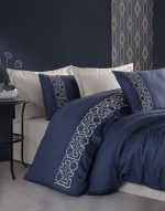Lenjerie pat 2 persoane DANTELA - Luna - imagine 3