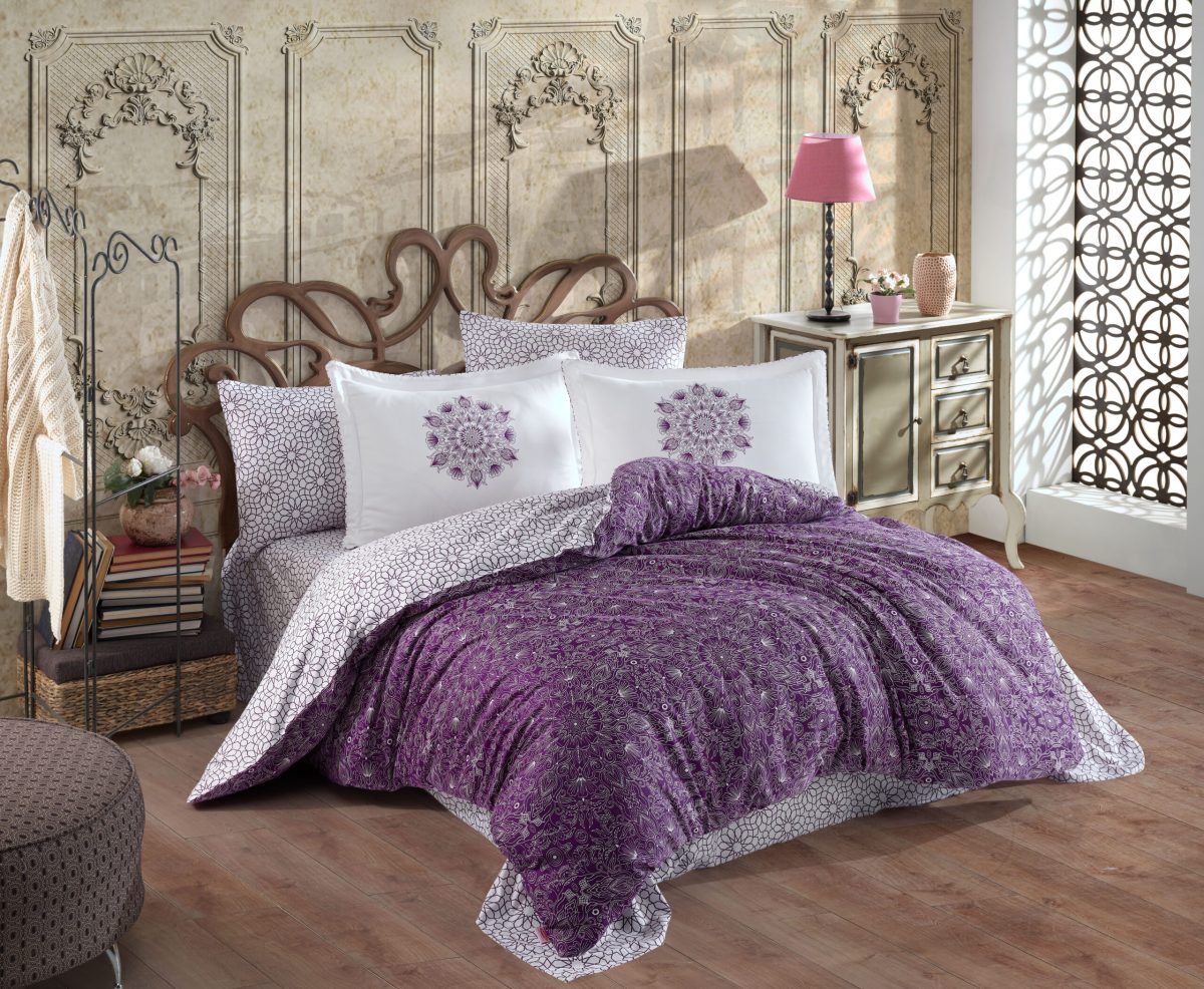 Lenjerie Pat 2 Persoane Hobby Marcella - Lal - imagine 2