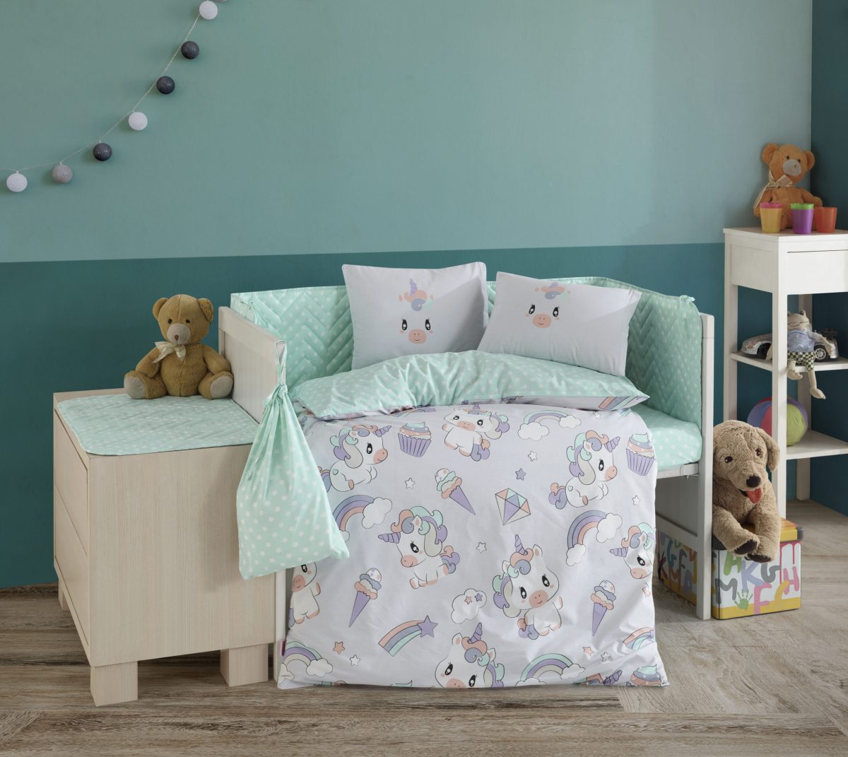Lenjerie Pat - Baby - Hobby -Mila - Gri - imagine 2