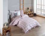 Lenjerie Pat 1 Persoana Hobby Monart - Pembe