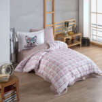 Lenjerie Pat 1 Persoana Hobby Monart - Pembe