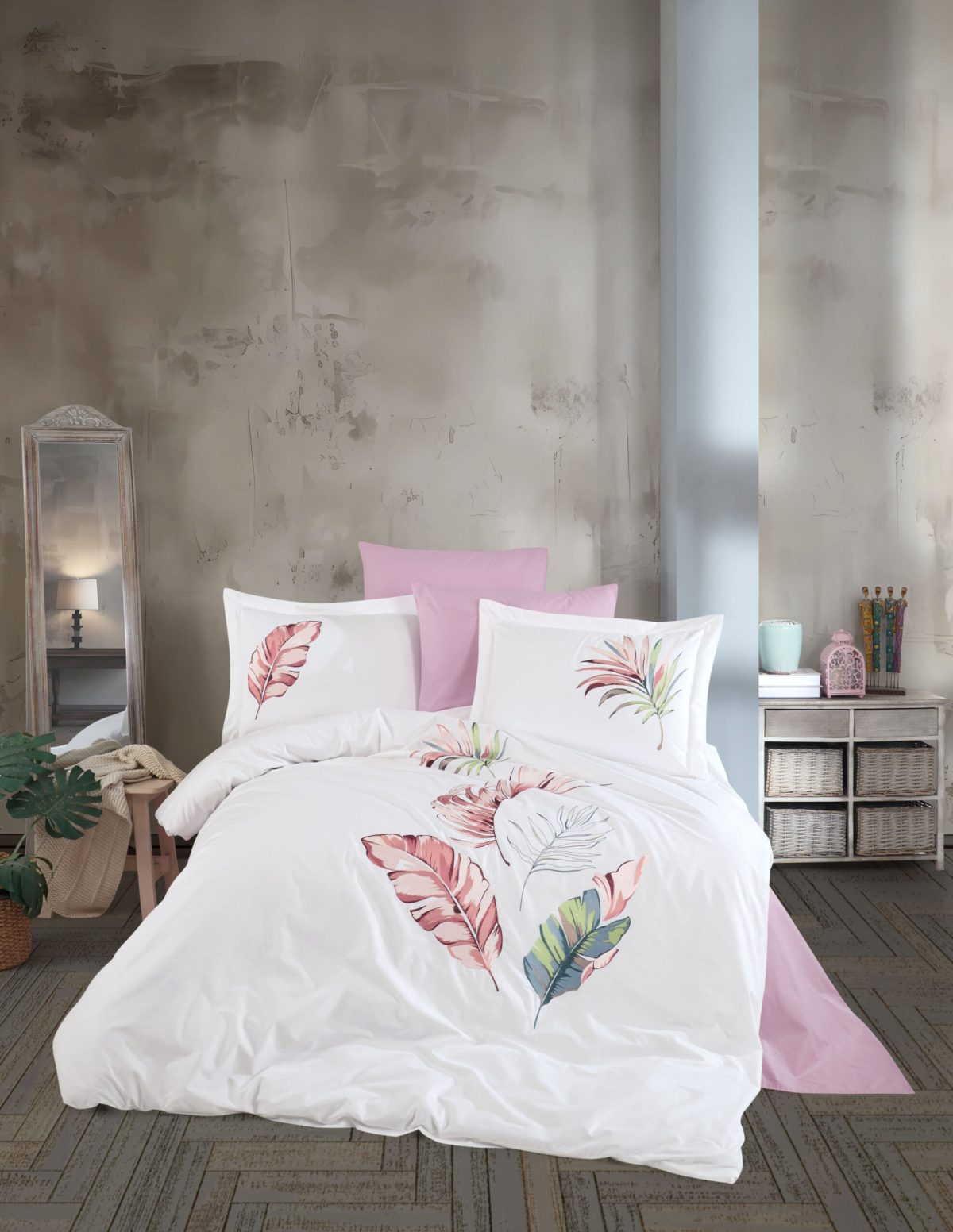 Lenjerie pat 2 persoane DANTELA - Owen - imagine 3
