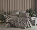 Lenjerie Pat 2 Persoane Hobby Plain - Camel
