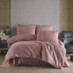 Lenjerie Pat 2 Persoane Hobby Plain - Pudra