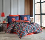 Lenjerie Pat 2 persoane Hobby Plenty - Kirmizi