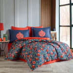 Lenjerie Pat 2 persoane Hobby Plenty - Kirmizi