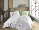 Lenjerie pat 2 persoane DANTELA Starlice-Crem