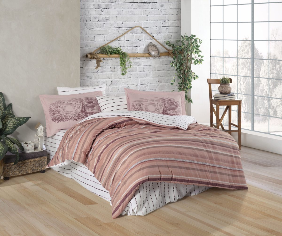 Lenjerie Pat 2 persoane Hobby Talisa - Bronz - imagine 2