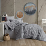 Lenjerie Pat 2 persoane Hobby Tuly - Gri