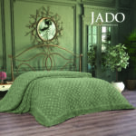 Cuvertura Pat Jado Pano Pike - Geometric - Verde