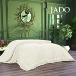 Cuvertura Pat Jado Pano Pike - Geometric - Crem