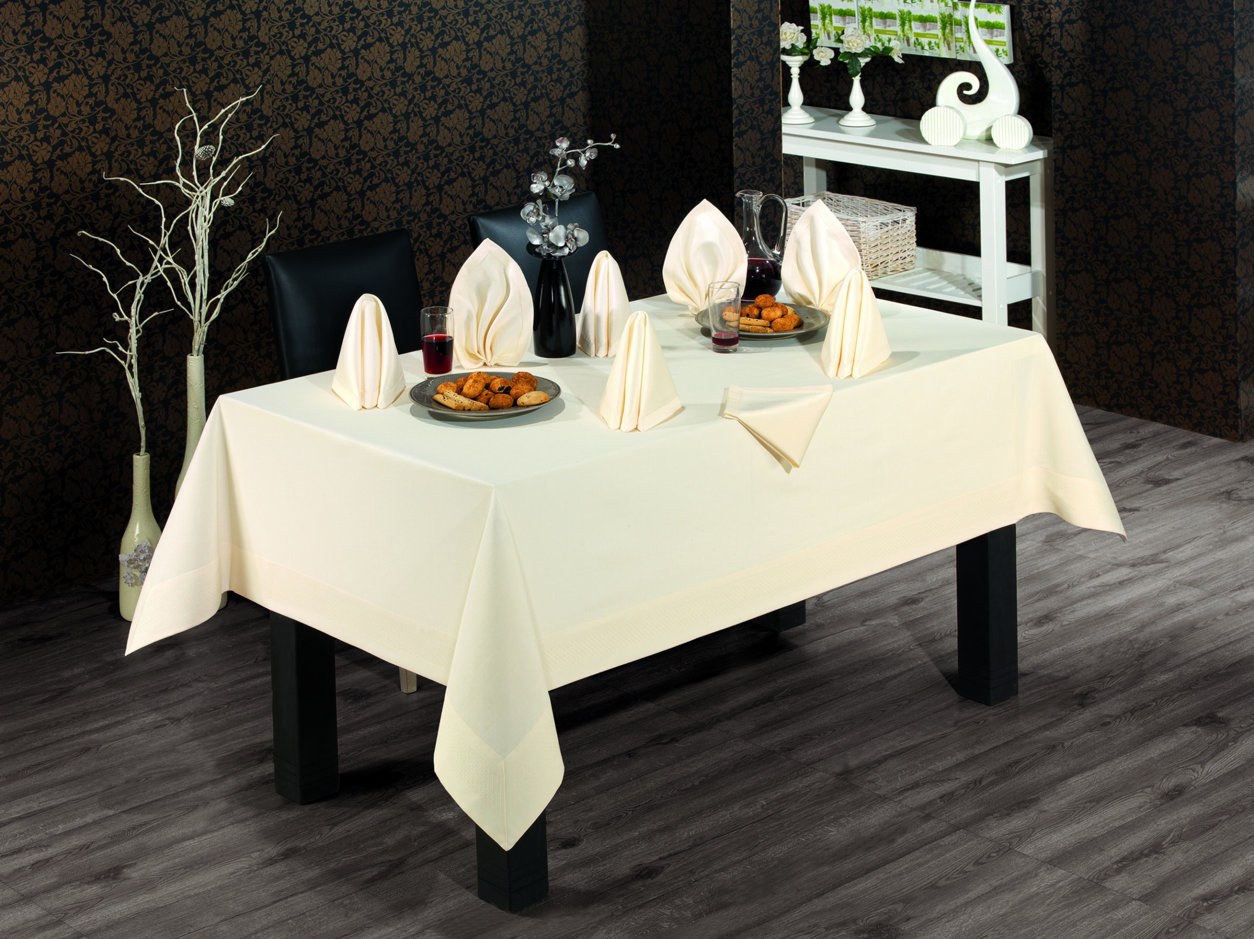 honey-krem-scaled-1.jpg Fata de masa Honey - Crem - 160x220 cm - imagine 1