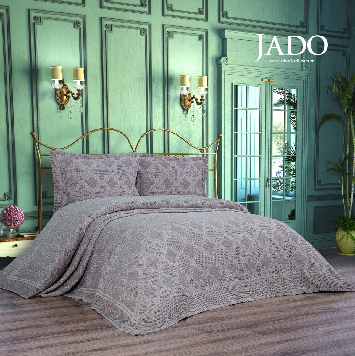 Cuvertura Pat Jado Pano Pike - Arma - Bej - imagine 2
