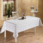 Fata de masa Jackline - Alb - 140x180 cm