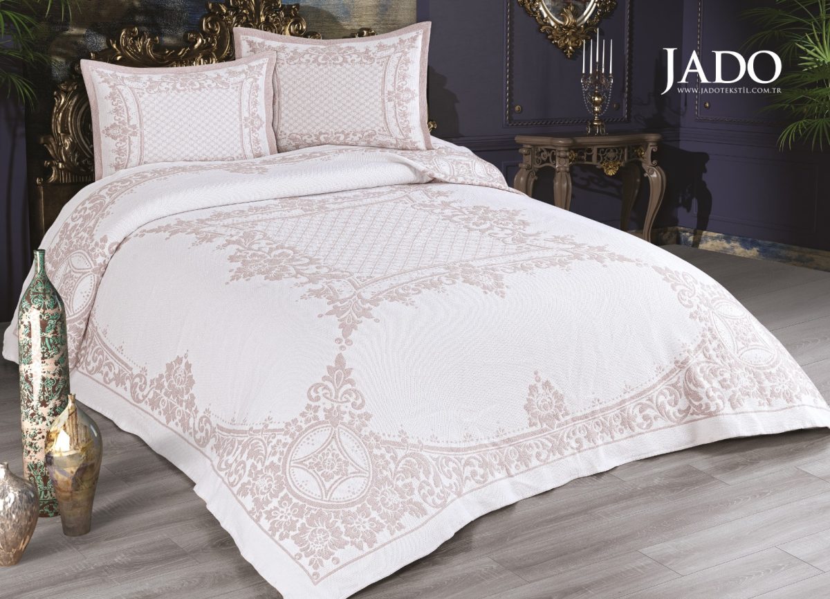 Cuvertura Pat Polycoton ROSE - Beige - imagine 2