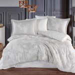 Lenjerie Pat 2 Persoane Hobby Avelina -  Gri Ecru