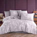 Lenjerie Pat 2 Persoane Hobby Avelina -  Gri Rozaliu