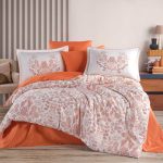 Lenjerie Pat 2 Persoane Hobby Tiago - Orange