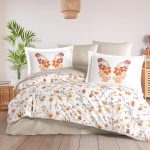 Lenjerie Pat 2 persoane Hobby Belis -  Orange