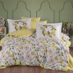 Lenjerie Pat 2 persoane Hobby Healing Lemonty - Galben