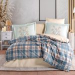 Lenjerie Pat 2 persoane Hobby Margeret - Albastru