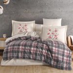 Lenjerie Pat 2 persoane Hobby Margeret - Negru