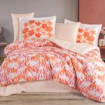 Lenjerie Pat 2 persoane Hobby Penny - Coral