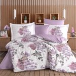 Lenjerie Pat 2 persoane Hobby Sara - Violet