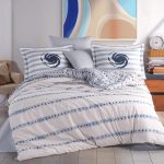 Lenjerie Pat 2 persoane Hobby Squal - Albastru Marin