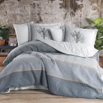 Set Hobby Cu Husa De Pilotă Matlasată Dublă - Tanya - Indigo