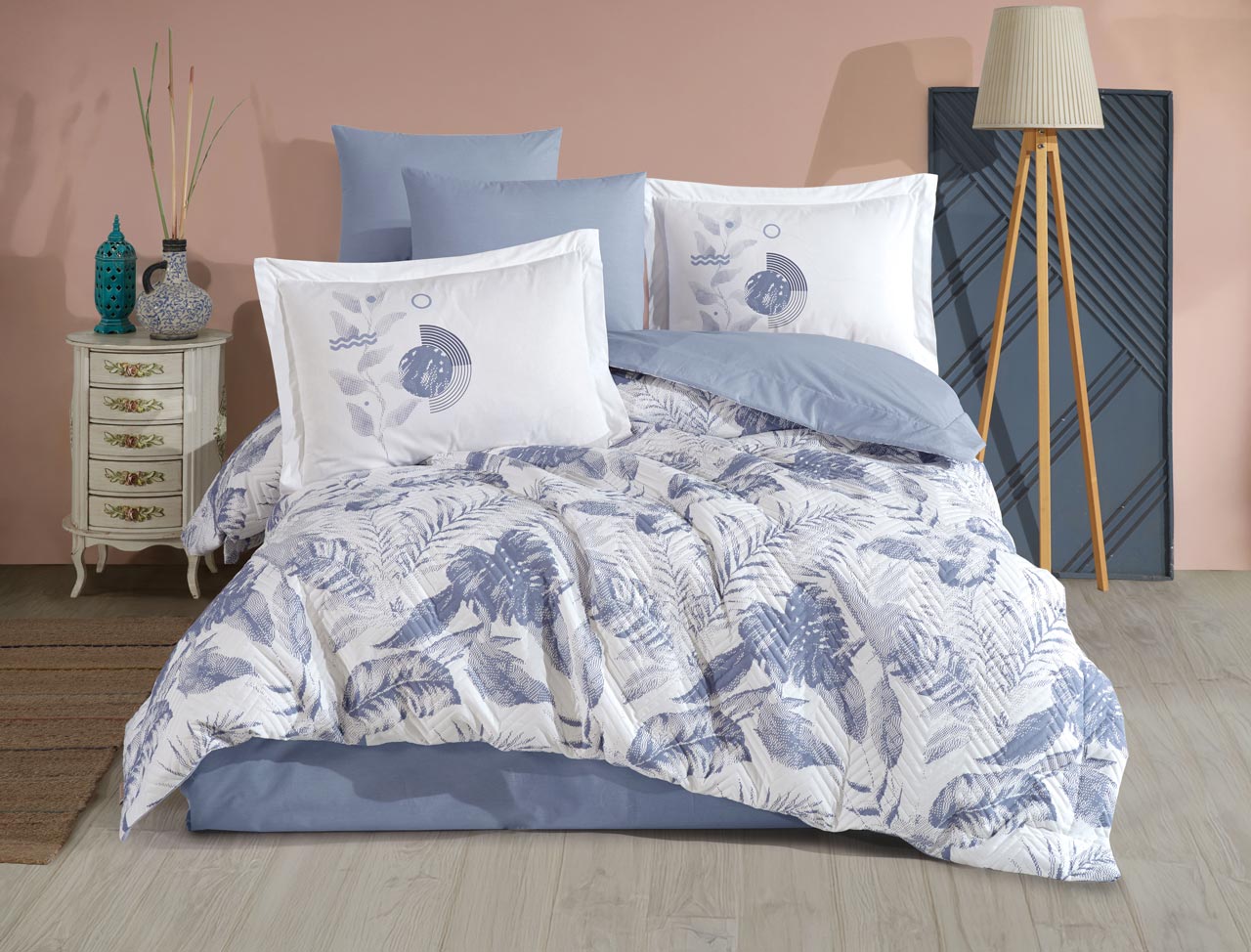 Set-Hobby-Pilota-Matlasata-Tiffany-Denim Set Hobby Cu Husa De Pilotă Matlasată Dublă -Tiffany - Denim - imagine 1